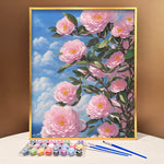 VIVA™ DIY Painting By Numbers - Camellia by the Sea-B (16"x20" / 40x50cm)