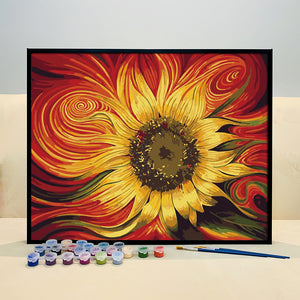 Celebrate the Beauty of Spring with VIVA™ DIY Painting By Numbers - Sunflorize (16"x20" / 40x50cm), an Enjoyable and Relaxing Art Experience