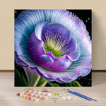 Unwind and Recharge with VIVA™ DIY Painting By Numbers (EXCLUSIVE) - Dewy Lisianthus (16"x16"/40x40cm)