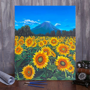 VIVA™ DIY Painting By Numbers -Sunflowers (16"x20" / 40x50cm)