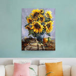 VIVA™ DIY Painting By Numbers -  SunFlowers (16"x20" / 40x50cm)