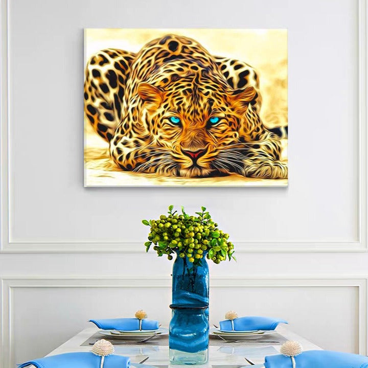 VIVA™ DIY Painting By Numbers -  Leopard (16"x20" / 40x50cm)