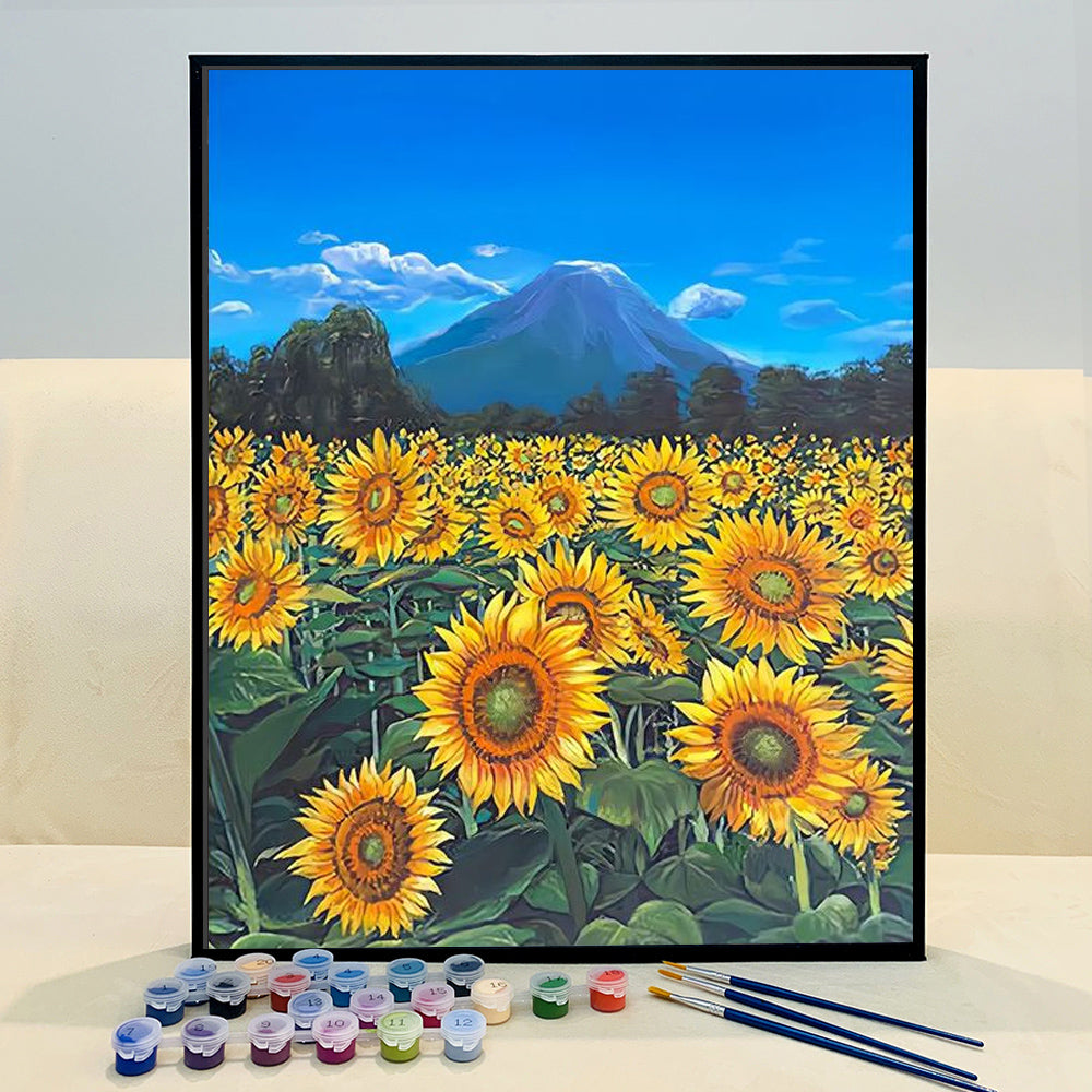 VIVA™ DIY Painting By Numbers -Sunflowers (16"x20" / 40x50cm)