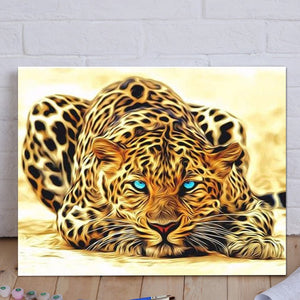 VIVA™ DIY Painting By Numbers -  Leopard (16"x20" / 40x50cm)