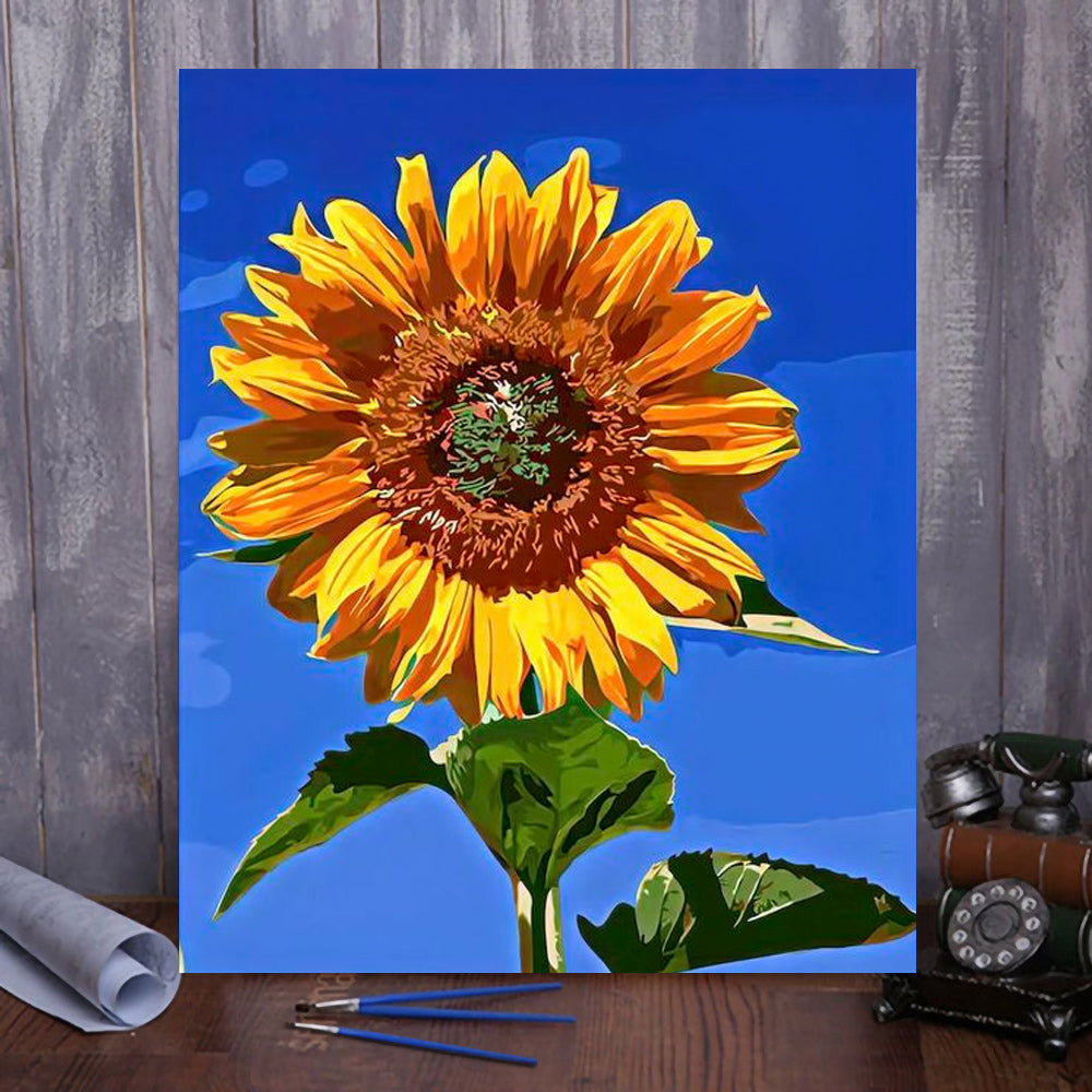 VIVA™ DIY Painting By Numbers -Sunflowers (16"x20" / 40x50cm)