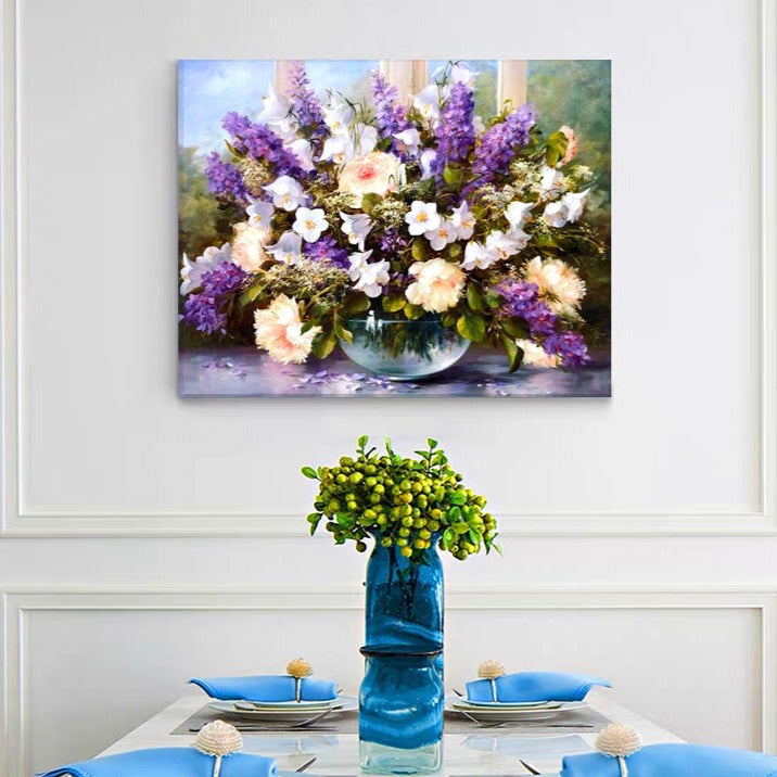 VIVA™ DIY Painting By Numbers - Flower (16"x20" / 40x50cm)