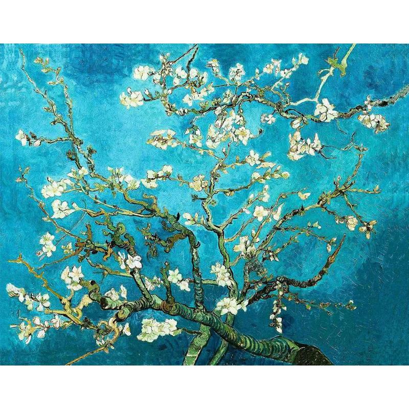 VIVA™ DIY Painting By Numbers - Almond blossom (16"x20" / 40x50cm)