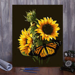 VIVA™ DIY Painting By Numbers -Sunflowers (16"x20" / 40x50cm)