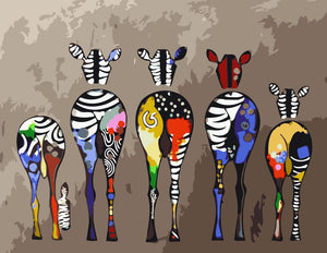 VIVA™ DIY Painting By Numbers - Zebra(16"x20" / 40x50cm)