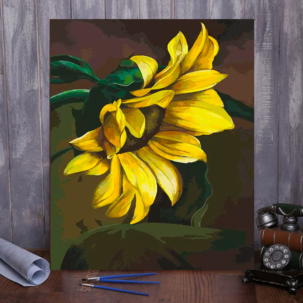 VIVA™ DIY Painting By Numbers -Sunflowers (16"x20" / 40x50cm)