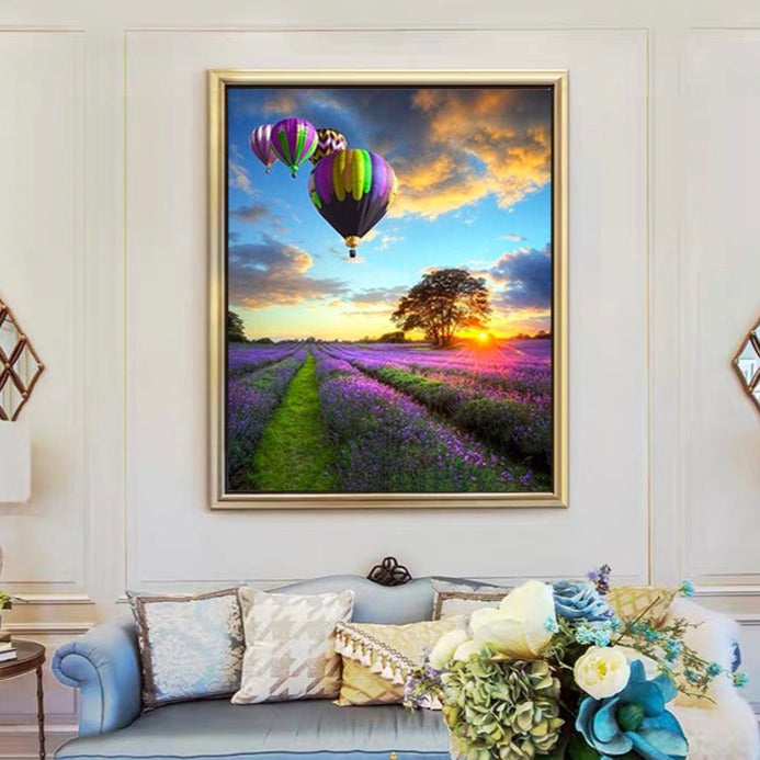 VIVA™ DIY Painting By Numbers - Romantic Balloon (16"x20" / 40x50cm)