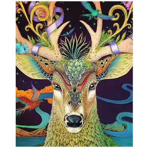 VIVA™ DIY Painting By Numbers - Deer Head (16"x20" / 40x50cm)