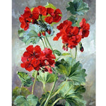 VIVA™ DIY Painting By Numbers -Rose Geranium  (16"x20" / 40x50cm)