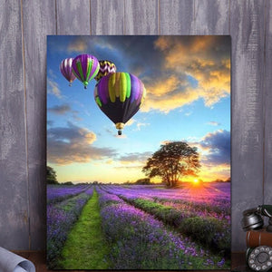 VIVA™ DIY Painting By Numbers - Romantic Balloon (16"x20" / 40x50cm)