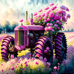 VIVA™ Pink Tractors Collection (EXCLUSIVE) - Raw Romance (16"x16"/40x40cm)