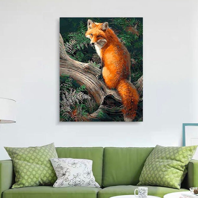 VIVA™ DIY Painting By Numbers - Fox (16"x20" / 40x50cm)