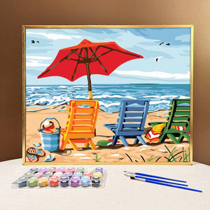 VIVA™ DIY Painting By Numbers - Vacation (16"x20" / 40x50cm)