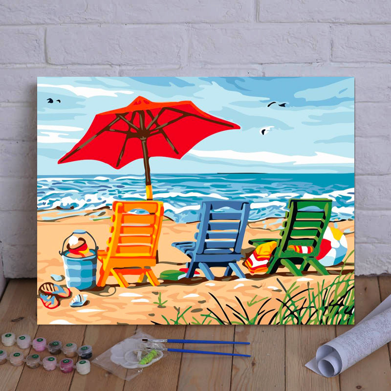 VIVA™ DIY Painting By Numbers - Vacation (16"x20" / 40x50cm)