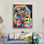 VIVA™ DIY Painting By Numbers - Lion (16"x20" / 40x50cm)