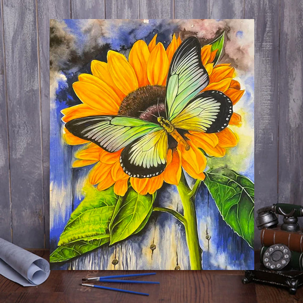 VIVA™ DIY Painting By Numbers -Sunflowers (16"x20" / 40x50cm)