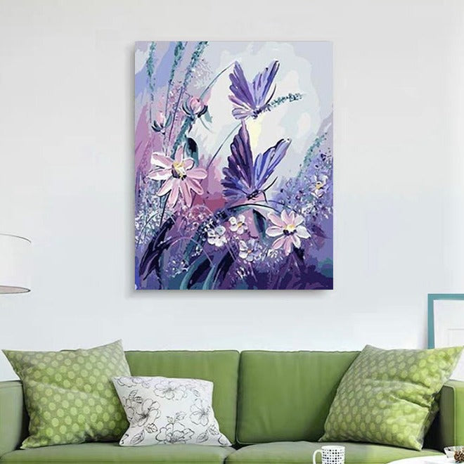 VIVA™ DIY Painting By Numbers - Butterflies (16"x20" / 40x50cm)