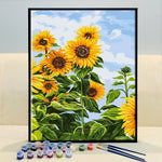 VIVA™ DIY Painting By Numbers -Sunflowers (16"x20" / 40x50cm)