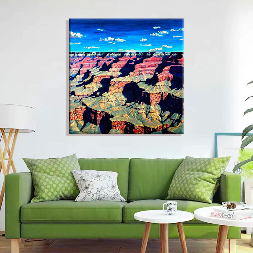 VIVA™ DIY Painting By Numbers - Grand Canyon Vista (20"x20" / 50x50cm)