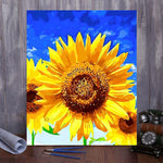 VIVA™ DIY Painting By Numbers -Sunflowers (16"x20" / 40x50cm)