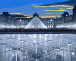 VIVA™ DIY Painting By Numbers - Musée du Louvre Paris (16"x20" / 40x50cm)