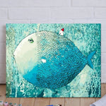 Indulge in Tranquility with VIVA™ DIY Painting By Numbers - Sleepy-Eyed Fish (16x20"/40x50cm), A Soothing and Rejuvenating Art Experience.