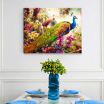 Embrace Your Inner Beauty with VIVA™ DIY Painting By Numbers - Majestic Peacock (16"x20" / 40x50cm), A Renewing and Confidence-Boosting Art Experience