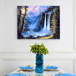 VIVA™ DIY Painting By Numbers - Fairyland Waterfall (16"x20" / 40x50cm)