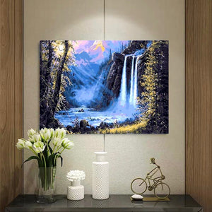 VIVA™ DIY Painting By Numbers - Fairyland Waterfall (16"x20" / 40x50cm)