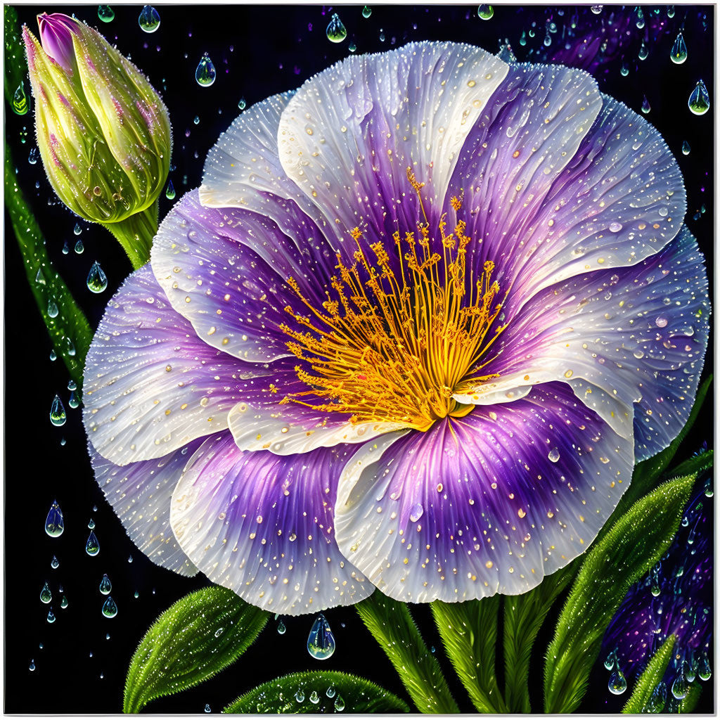 VIVA™ Dewy Lisianthus Collection (EXCLUSIVE) - Dewy Blooms (16"x16"/40x40cm)