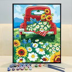 VIVA™ DIY Painting By Numbers -Sunflowers (16"x20" / 40x50cm)