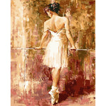 VIVA™ DIY Painting By Numbers - Ballet Dancer (16"x20" / 40x50cm)