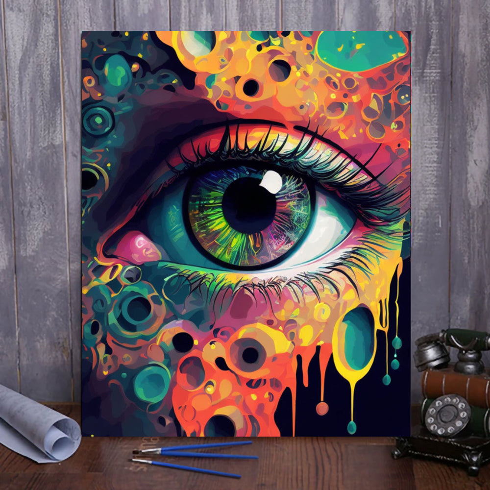 VIVA™ Mystical Eyes Collection (EXCLUSIVE) - Retro Futuristic Eye (16"x20")