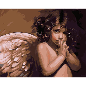 VIVA™ DIY Painting By Numbers -  Angel  (16"x20" / 40x50cm)