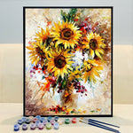 VIVA™ DIY Painting By Numbers -Sunflowers (16"x20" / 40x50cm)