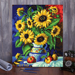 VIVA™ DIY Painting By Numbers -Sunflowers (16"x20" / 40x50cm)