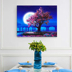 VIVA™ DIY Painting By Numbers - Moonlit Cherry (16"x20" / 40x50cm)