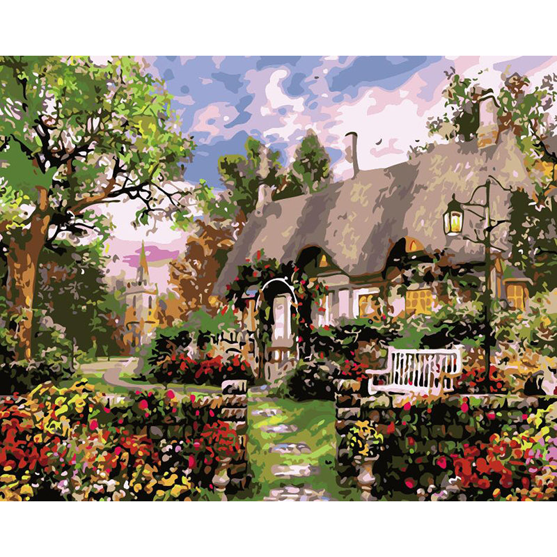 VIVA™ DIY Painting By Numbers - Cottage(16"x20" / 40x50cm)