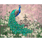 Embrace the Timeless Beauty of Art with VIVA™ DIY Painting By Numbers - Retro Peacock (16"x20" / 40x50cm), A Peaceful and Harmonious Masterpiece Experience.