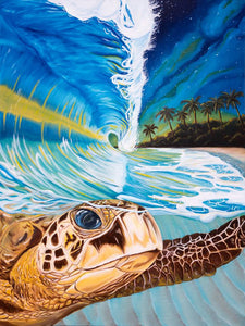 Dive into the Ocean's Wonders with VIVA™ DIY Painting By Numbers - Sea Turtle (16"x20" / 40x50cm), A Soothing and Inspiring Art Journey