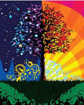 VIVA™ DIY Painting By Numbers - Colorful Tree (16"x20" / 40x50cm)