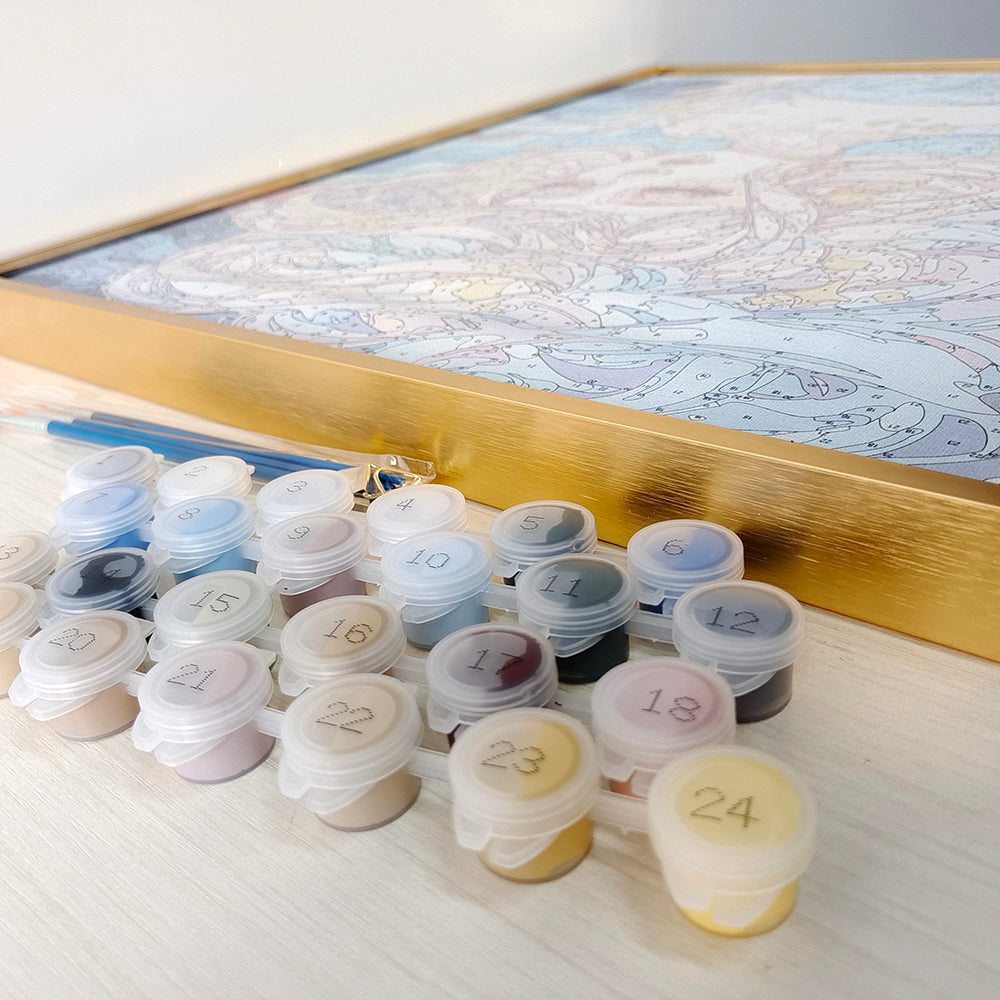Create, Relax & Inspire: Ballet Elegance - A Soothing DIY Art Experience