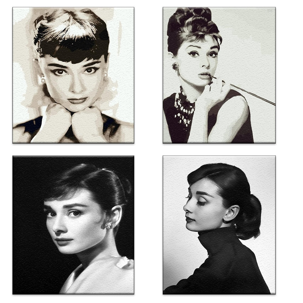 VIVA™ DIY Painting By Numbers - Hepburn(16"x20" / 40x50cm)