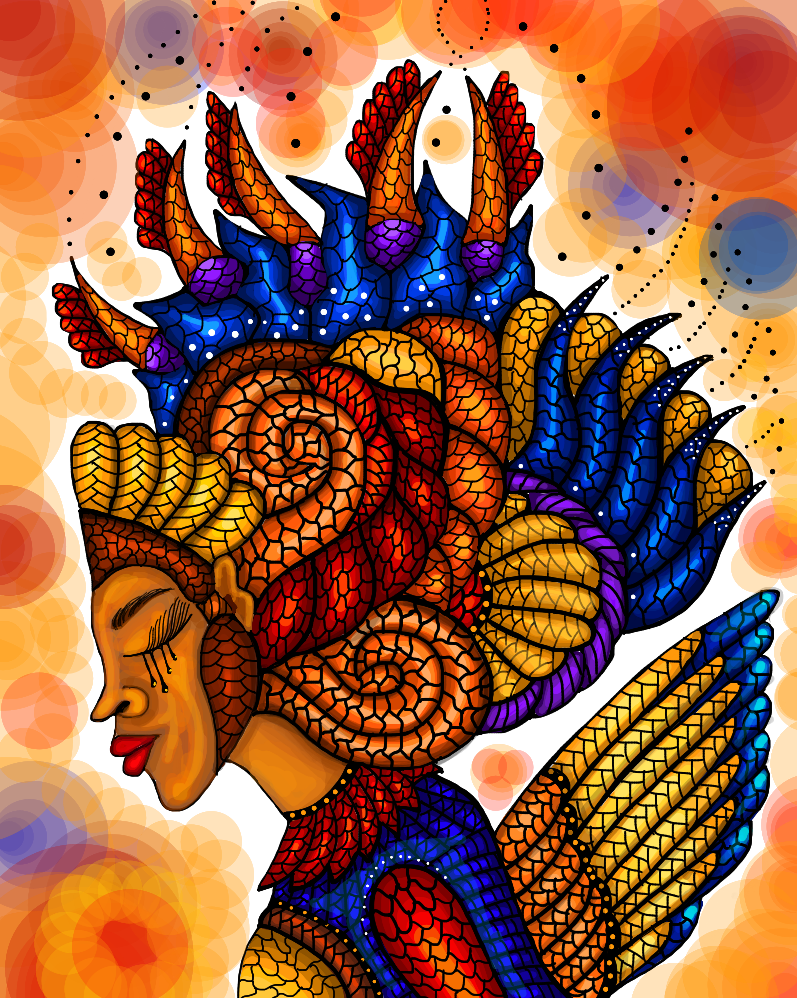 VIVA™ DIY Painting By Numbers - African Woman(16"x20" / 40x50cm)