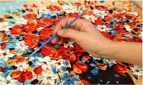 VIVA™ DIY Painting By Numbers - Colorful Tree With Birds(16"x20" / 40x50cm)