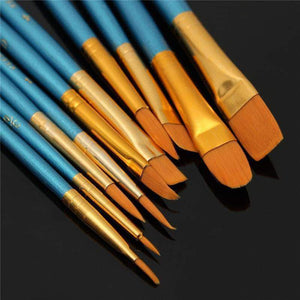 Extra 10 Pcs High Quality Paint Brushes